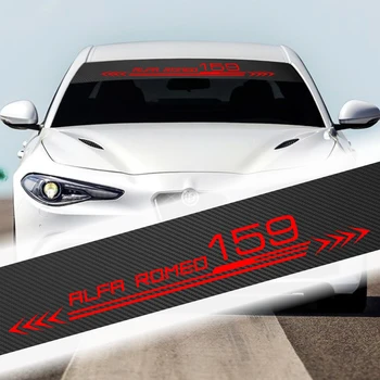

135cm x 20cm Car accesorios Auto Window Decal Sticker Front Windshield Sunshade Sticker for alfa romeo 159 147 156 giulietta GT