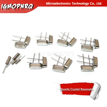 

10PCS 4Mhz 6Mhz 8Mhz 12Mhz 16Mhz 20Mhz 24Mhz 4.000mhz 8.000mhz igMopnrq Quartz Crystal Resonator Passive Oscillator HC 49S New