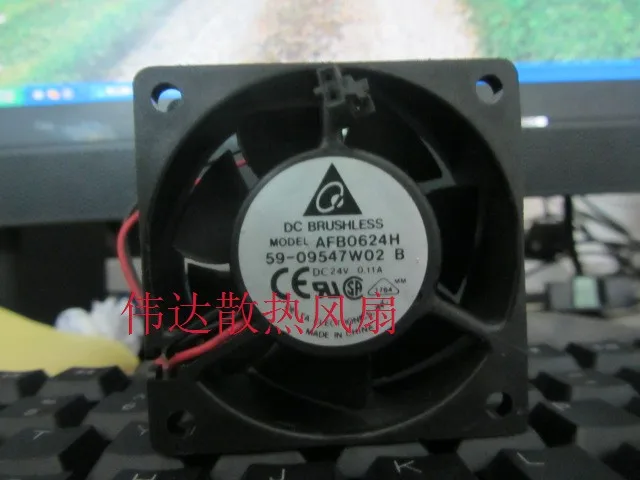DELTA AFB0624H 24 В 0.11A 60*60*25 мм вентилятор охлаждения|cooling fan|24v cooling fancooling fan 24v |