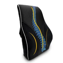 Amazon новая поясничная подушка для сиденья автомобиля, хлопок, поясничный офисный стул, поясничная подушка