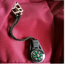 Mini Compass Miniature Strap Pendant Travel Portable Key Chains RV Camping Boating Riding outdoor Tool