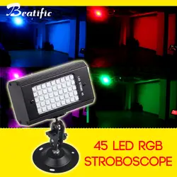 Освещение для дискотеки DJ стробоскоп Вечерние огни RGB Цвет легкая музыка стробоскоп светильники для дома USB 5 V strobbs
