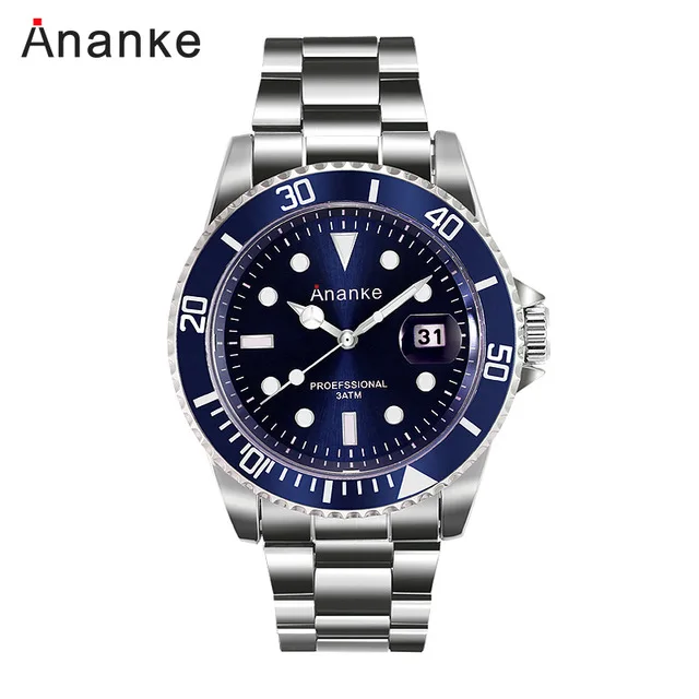 

ANANKE Top Brand Quartz Watch Hodinky Wrist Watch Relogio Masculino Waterproof Relojes Hombre Men Luxury Luminous Fashion Clock