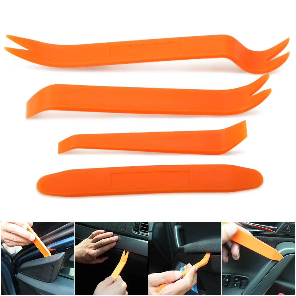 

4Pcs/Set Car Audio Door Removal Tool For Volvo Ford focus VW Volkswagen JETTA MK6 GOLF 5 6 7 For Skoda Fabia for Chevrolet Cruze