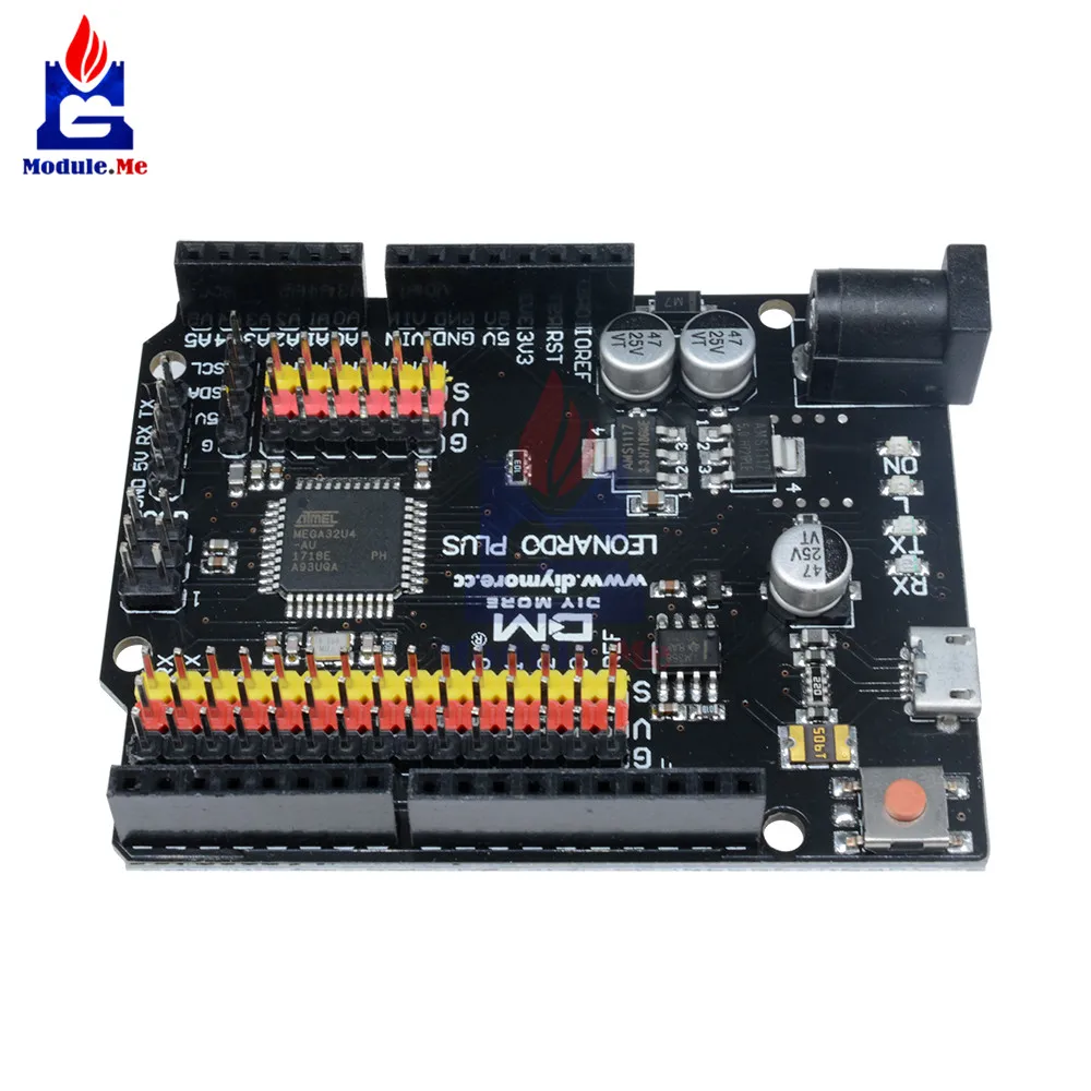 Leonardo R3 Plus mcroконтроллер макетная плата ввода/вывода Щит Модуль ATmega32U4 Pro Micro 5 в SPI IIC для Arduino Micro USB кабель