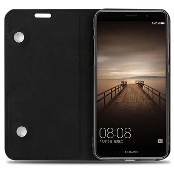 

wangcangli phone case ultra-thin small litchi texture clamshell phone cover For Huawei Mate 9 full manual custom processing