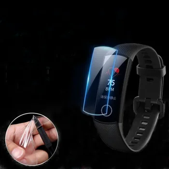

2pcs Anti-shock Soft TPU Clear Protective Film For Huawei Honor Band 5 4 Band5 Band4 Smart Wristband Full Screen Protector Cover