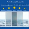 HOHOFILM 18%-45%VLT Solar Tint Film Sun Control Film Heat Insulation Photochromic Film VLT Changed Car Building Summer Use ► Photo 2/6