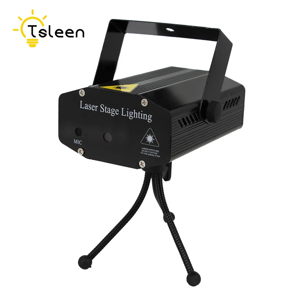 

TSLEEN disco light ++ MINI R+G LED LAZER PROJECTOR DJ STAGE LIGHT FOR XMAS PARTY CLUB BAR WEDDING 20 IN 1 PATTERNS DYNAMICLY