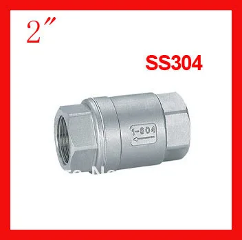 

Free shippingDN50 2" SS304 1000WOG check valve,Stainless steel check valve,BSP thread
