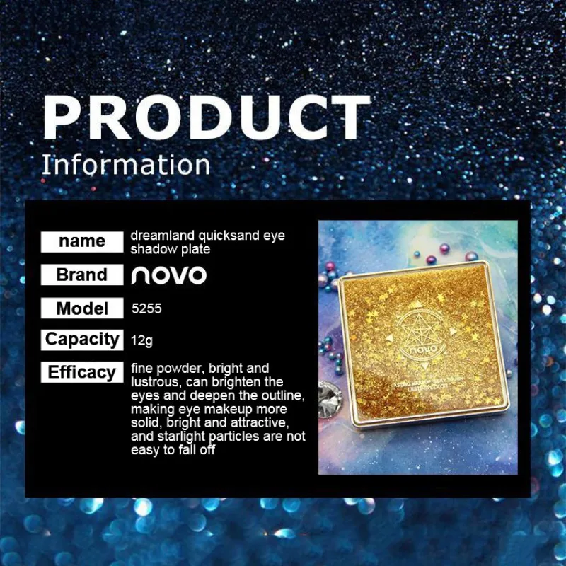 12 Color Shimmer Glitter Matte Eye shadow Pallete Powder Mirrored quicksand Cosmetic Makeup brochas maquillaje profesional