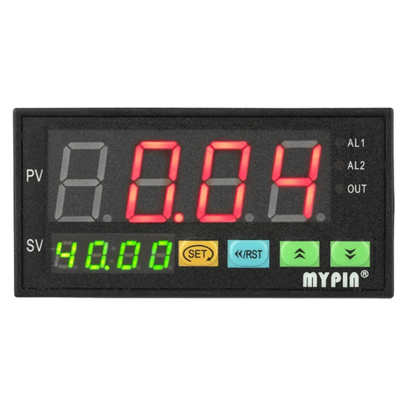 

mypin Digital Sensor Meter Multi-Functional Intelligent Led Display 0-75Mv/4-20Ma/0-10V 2 Relay Alarm Output Da8-Rrb