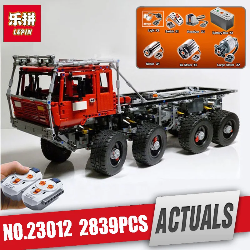 

In Stock Lepin 23012 Genuine Technic Series The Arakawa Moc Tow Truck Tatra Legoinglys 813 Educational Building Blocks Bricks