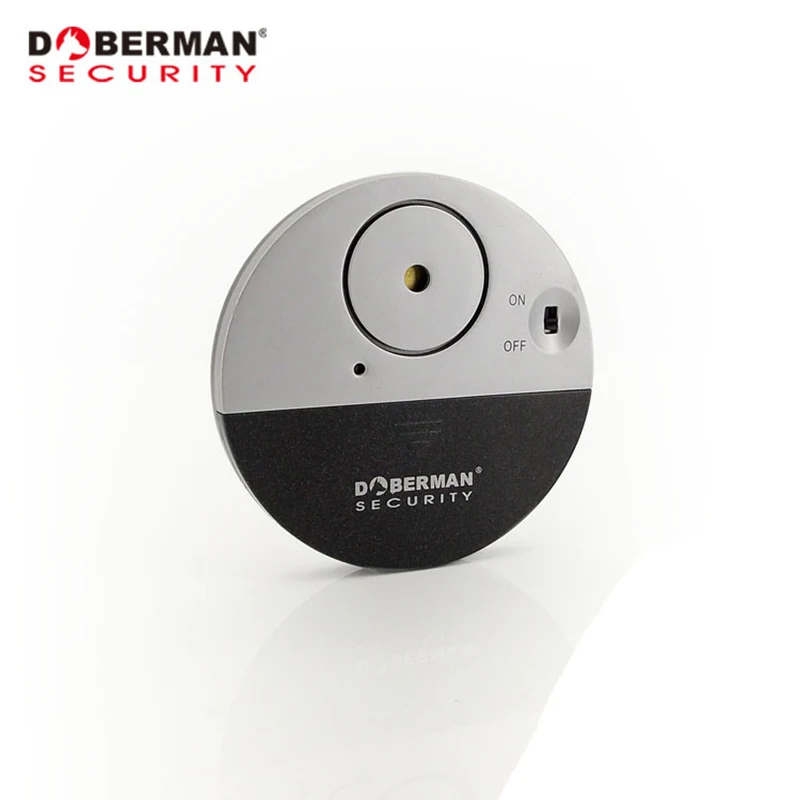 

Doberman Security Sensor Alarm Door Window Vibration Alarm Detector Warning Burglars Intruders Home Security Protect Alert Sound