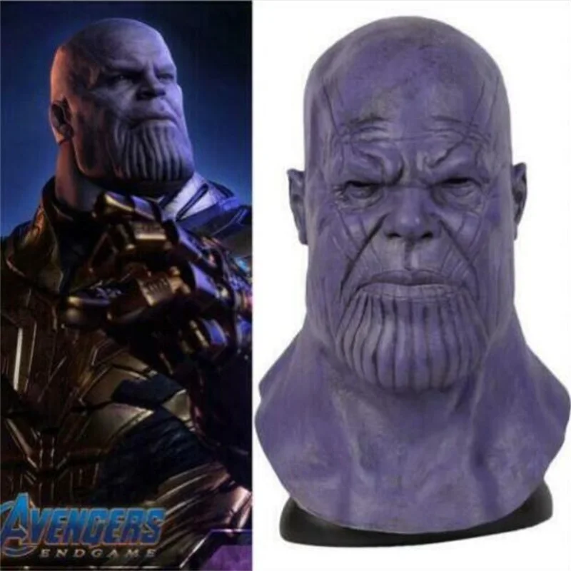 

Avengers: Endgame Thanos Upgrades Cosplay Mask Props Latex Full Face Helmet