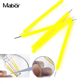 

5/50pcs Candle Light Source Super Bright LED Lighting Filament Bulb Yellow COB Household 130LM Indoor Outdoor DIY Accessaries