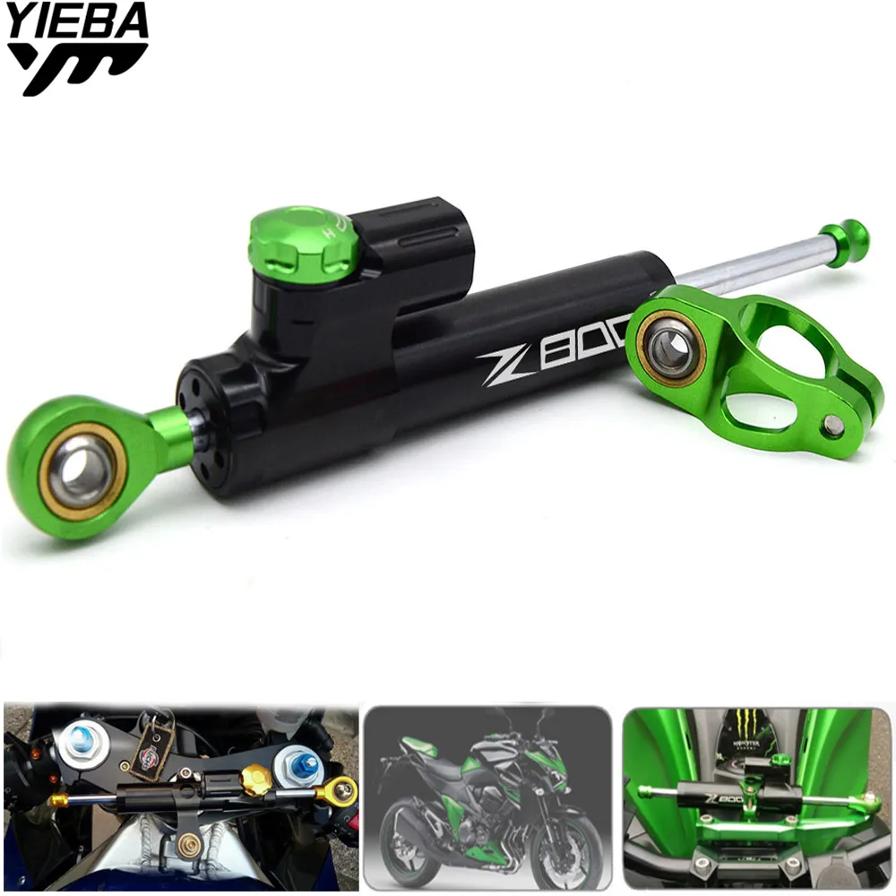

FOR LOGO Universal Motorcycle Damper Steering Stabilize Safety Control FOR KAWASAKI Z800 Z 800 Z900 Z 900 Z900RS Z650 Z1000 Z750