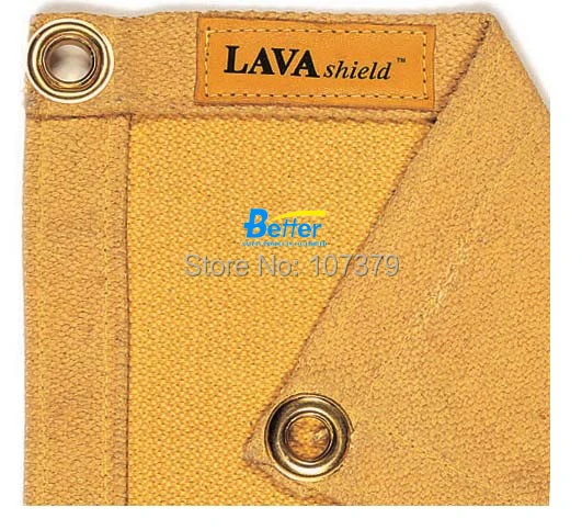 

538 Centigrade Heavy Duty Vermiculite Impregnated Welder Screen Fiberglass with Brass Grommets Premium Welding Blanket