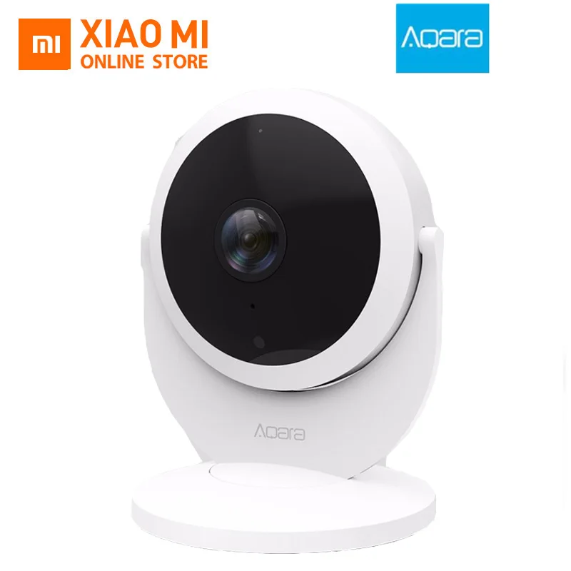 

Xiaomi Mijia Aqara Smart IP Cam with Gateway Hub Function 1080P HD Linkage Alarm 180 Degree FOV Mi Smart Home Voice Interphone