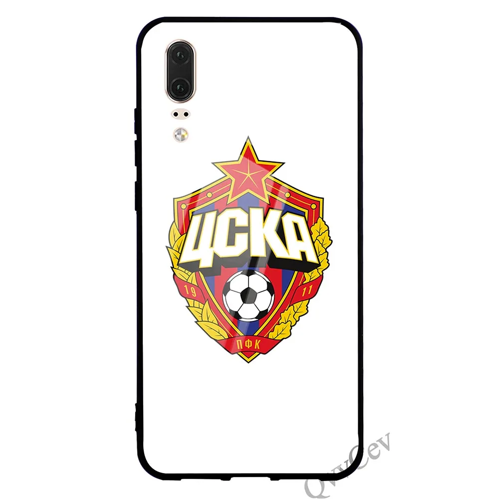 Ударопрочный PFC ЦСКА, стеклянный чехол для телефона huawei Honor 9 Lite, чехол 10 7A Y6 Y9 P10 P20 P Smart mate 20 Pro, чехол s Skin - Цвет: K0523506