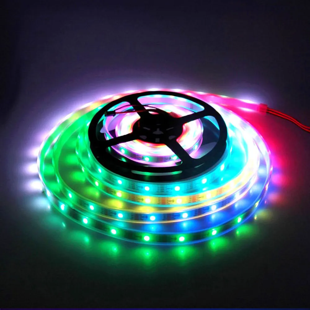 Светодиодная лента WS2815 WS2813 RGB 5 м/лот 12 в пост. Тока В светодиодный светильник