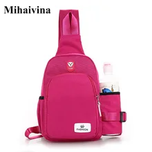 Mihaivina Женская нагрудная сумка, модная сумка-Оксфорд на ремне, Повседневная дорожная сумка через плечо, Женский кошелек на молнии для телефона, поясные сумки