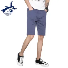 Летний стиль специальные Для мужчин Повседневное Шорты Модные мужские промывают хлопковые шорты Slim Micro эластичная ткань модный бренд Шорты Для мужчин одежда