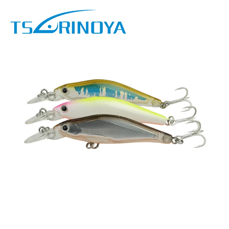 

Tsurinoya Hard Bait Lure Minnow 65mm 6g Water Sinking Wobbler Multicolor Pesca Artificial Bait
