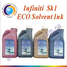SK1 чернила CMYK 4 бутылки/набор Infiniti Challenger SK1 эко-сольвентные чернила для SPT508GS головка принтера Infiniti претендентом Фаэтон printe