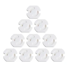New 10pcs EU Power Socket Electrical Outlet Baby Kids Child Safety Guard Protection Anti Electric Shock Plugs Protector Cover