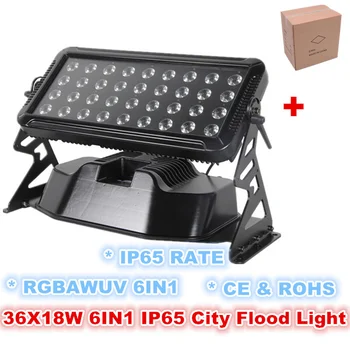

led city painter light 36*18w 6 in 1 IP65 outdoor led washer rgbaw+uv led flood light led bar washer light