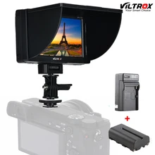 Viltrox DC-50 Portable 5” Clip-on LCD HDMI HD Video Camera Monitor &Battery&Charger for Canon Nikon Sony DSLR BMPCC