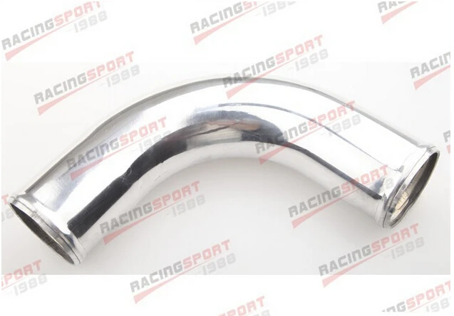 

2.25" 57.2MM 90 Degree Aluminum Turbo Intercooler Pipe Tube Tubing Length 12" ALP90-2.25S