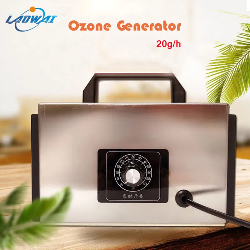 

220V Or 110V Air Purifiers Ozone Generator 20g/h Ozonator Portable Ozonizer
