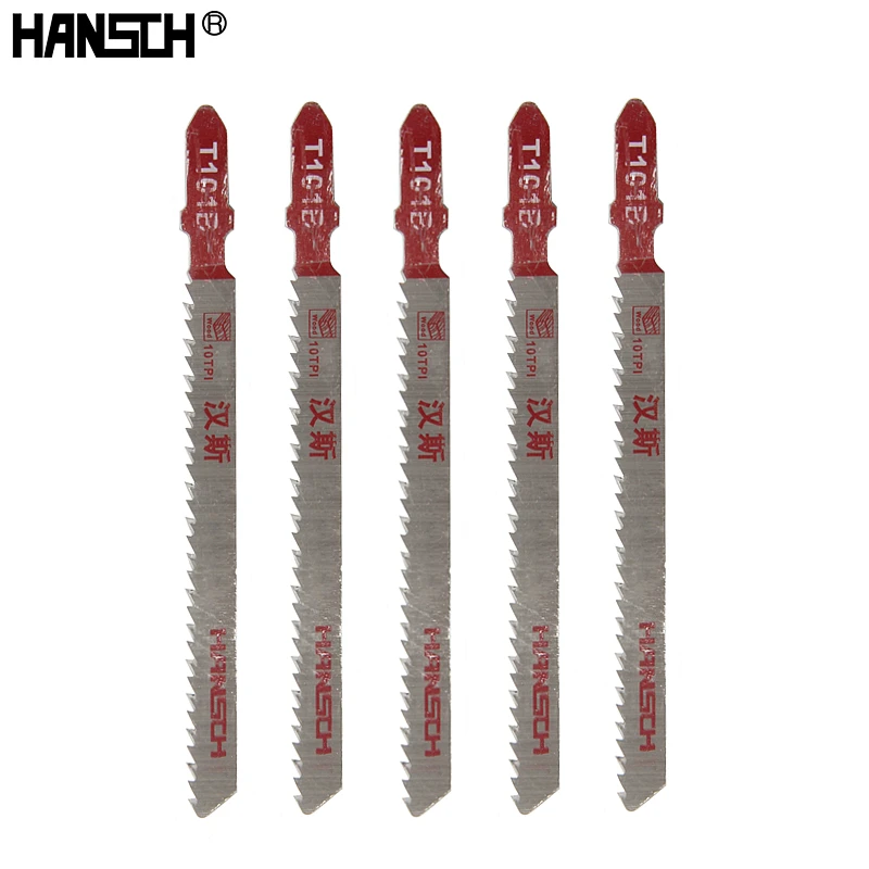 

5pcs Jig Saw Blades HCS T101B Wood Fast Cutting 100mm For AEG Bosch Makita Metabo Dewalt Festo Holzher Cutting Tools