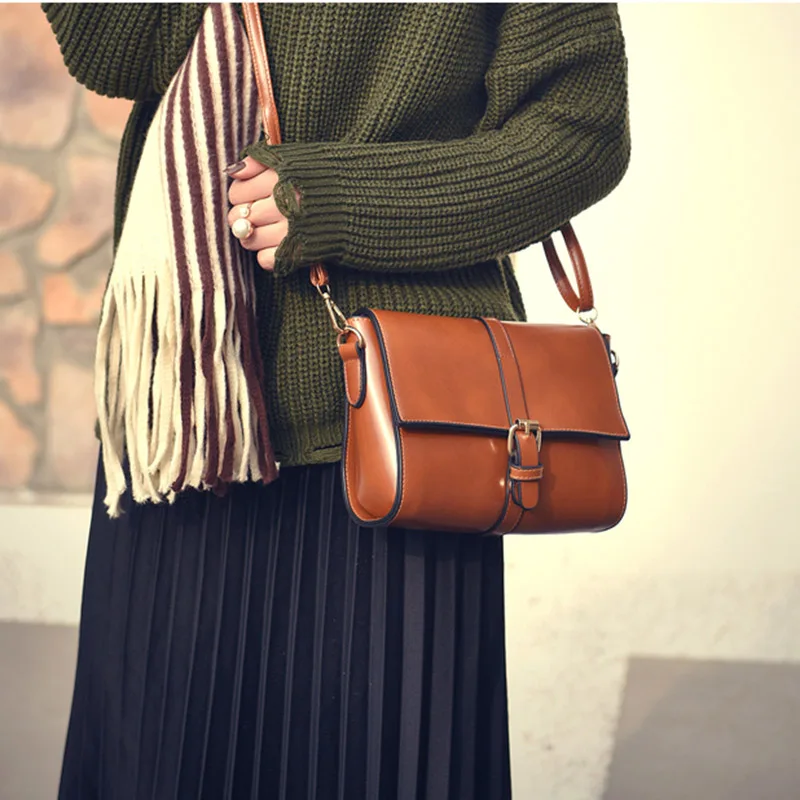 

Women Small Square Bag PU Leather Crossbody Bags for Mobile Phone Purse PO66