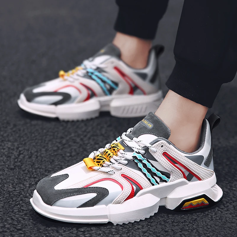 

BIGFIRSE High Quality Men's Sneakers Light Trend Outdoor Comfortable Casual Shoes Soft Bottom Breathable Men Walking Shoes Flats
