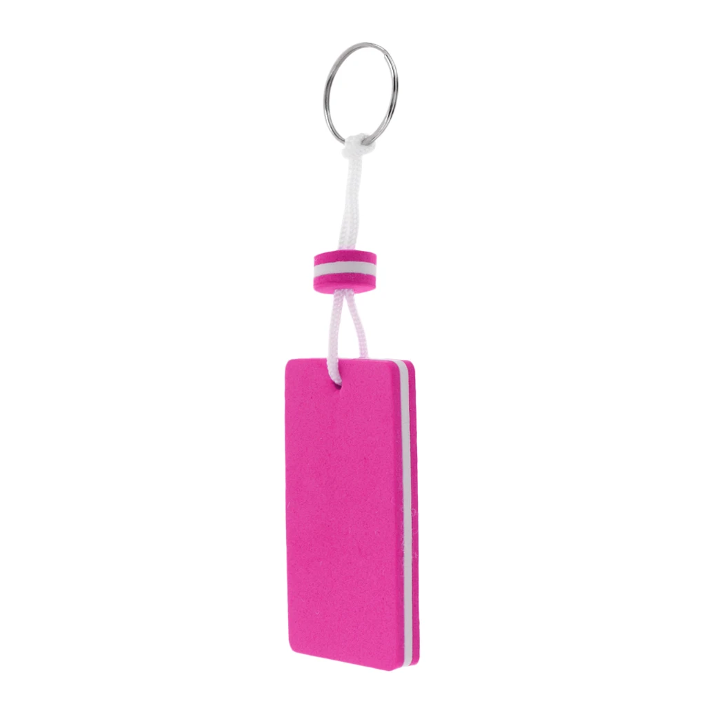 Yacht Boating Drifting Sailing Buoyant Floating Key Chain Key Ring Keys Holder- Rectangle Shaped for Fishing Surfing Kayak