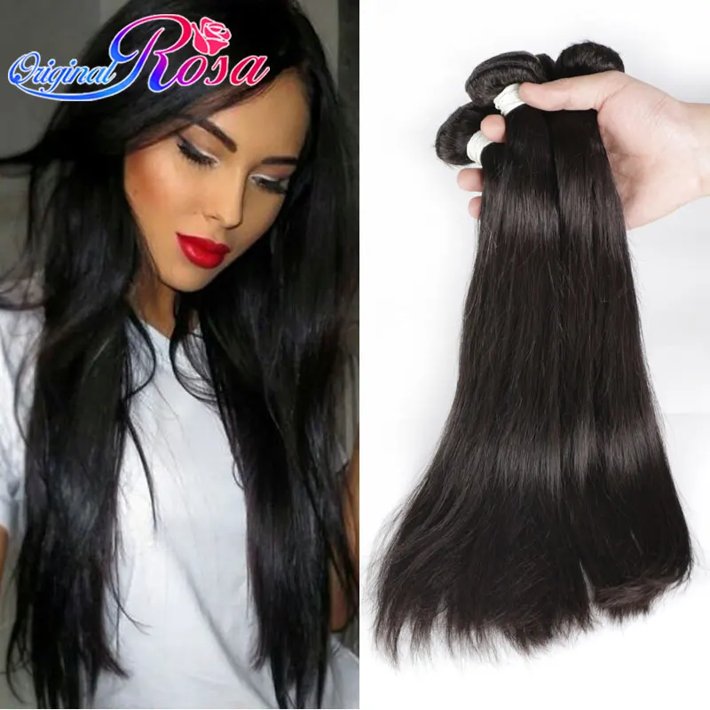 Cheap Human Hair 3 Bundle Deals Remy Straight Hair King Hair
