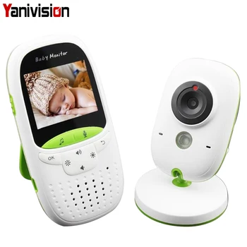 

2.0 Inch Wireless Baby Monitor IR Night Vision Temperature Monitor Lullabies Intercom VOX Mode Video Security Camera VB602
