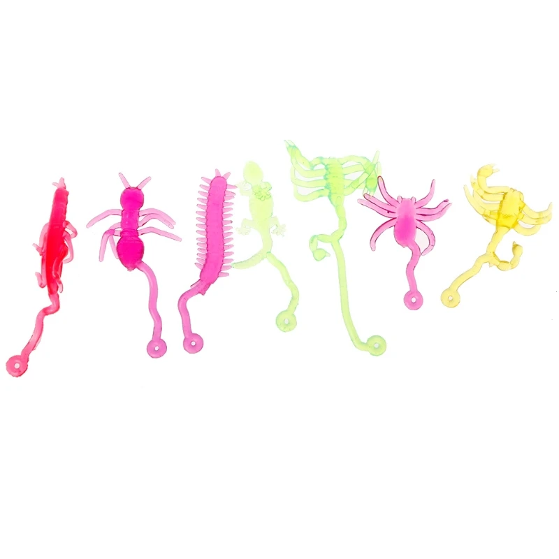 

2018 Sticky Wacky Insect Classic Funny Kids Toy Wall Climbing Animal Doll Party Favor Color Random Delivery JUL17_17