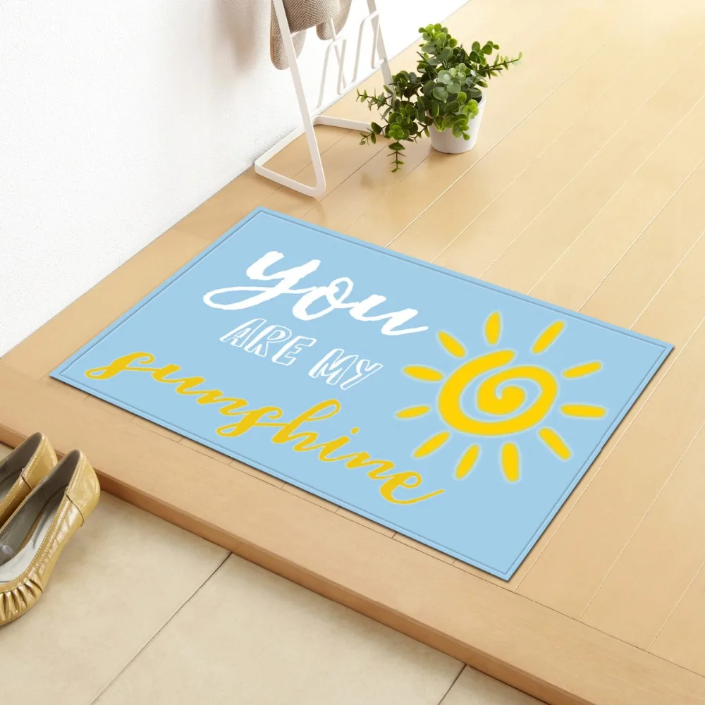 You are My sunshine Doormat Carpets Mats Floor Kitchen Bathroom Rugs
