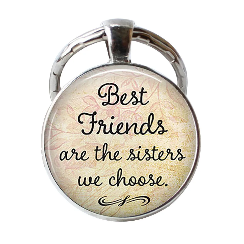 key chains for keys car Friendship Chains Best Friends Pendant Quote