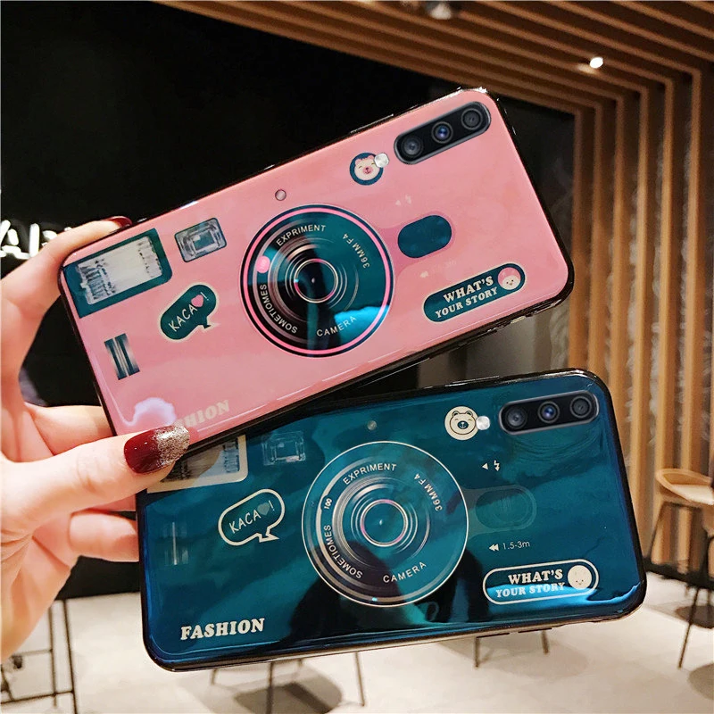 For Samsung Galaxy S8 Plus S10e J8 2018 M30 Shockproof Soft TPU Blu-ray Camera Silicone Phone Cover Case |