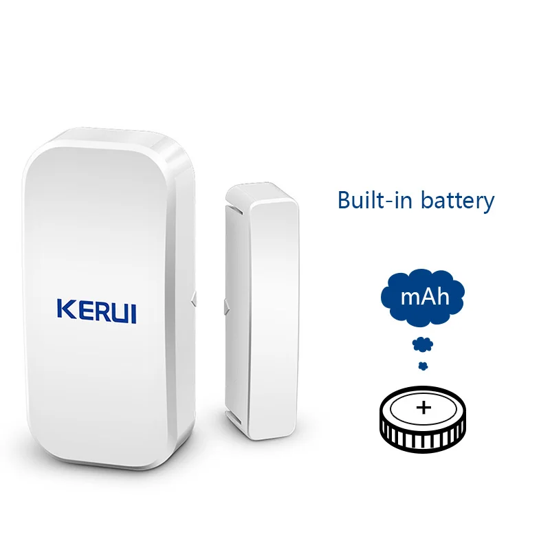Wireless KR-D025 Door/Window GAP Sensor Detector with Battery for GSM Alarm System Home Security Wifi gsm burglar Alarm 433Mhz