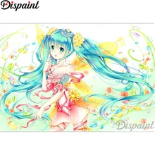 

Dispaint Full Square/Round Drill 5D DIY Diamond Painting "Flower girl" Embroidery Cross Stitch 3D Home Decor A12815