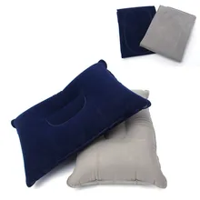 Надувная подушка, удобная, для путешествий, кемпинга, дома, для сна, самонадувающаяся, портативная Подушка, ПВХ, стекается, флис