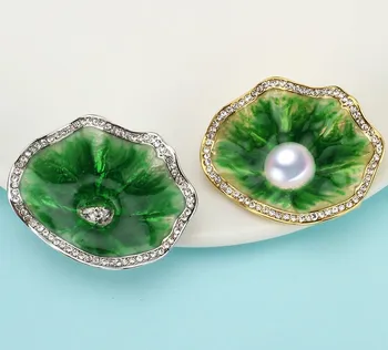 

Nice Quality Pearl Brooch Mountings, Brooch Findings, Brooch Settings Jewelry Parts Fittings Jewellery Accessories, 10pcs/lot