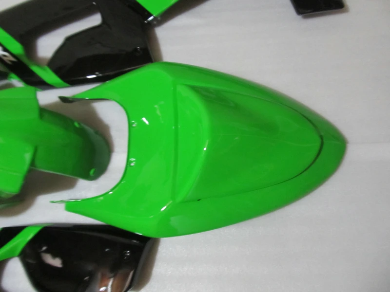 Бесплатная Настройка формы обтекателя комплект для Kawasaki ninja ZX6R 05 06 зелено черные