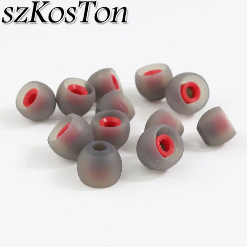 

12PCS(6Pairs) Soft Silicone Eartips 3.8mm S M L In-Ear Ear Tips Ear Cushions Earphone Silicone Case for In-Ear Headset Earphone